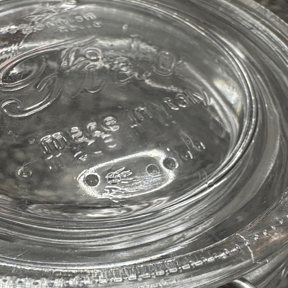 Bormioli Rocco Fido Case Clear 1L Glass Storage Jar with Secure Silver Lid NEW - Picture 4 of 12
